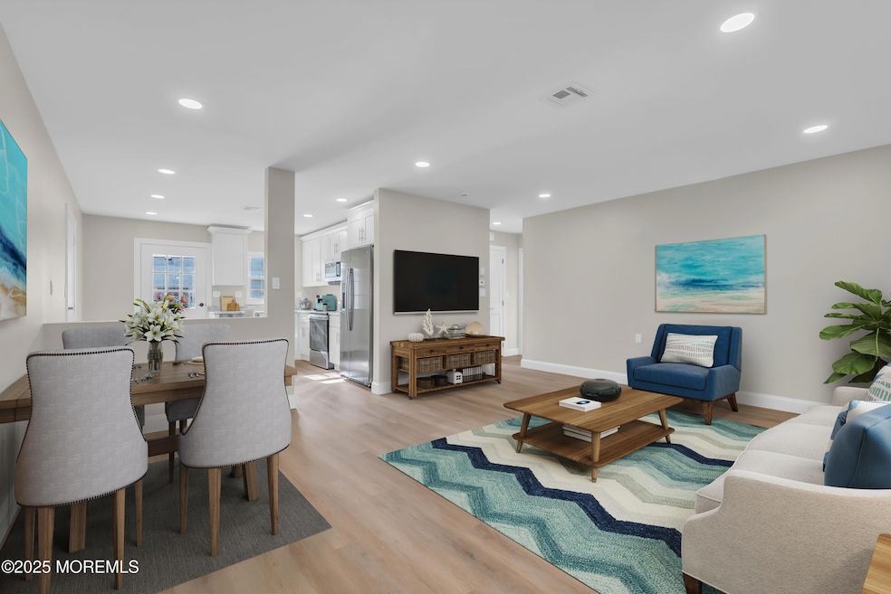 Expansive Dining And Living Area