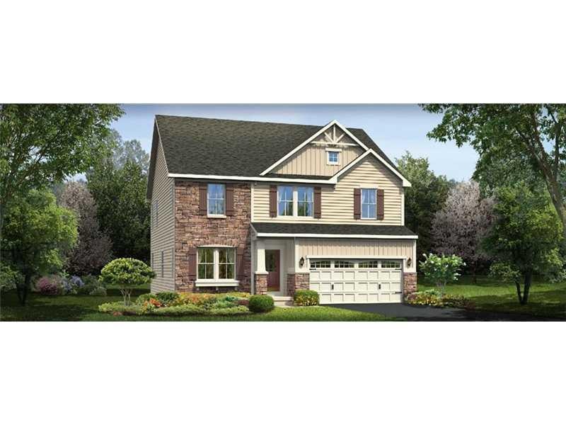 Exterior Front. Craftsman style exterior with ston