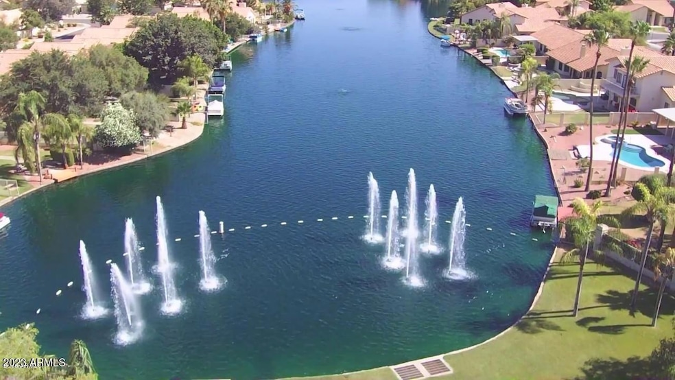 Garden Lakes water