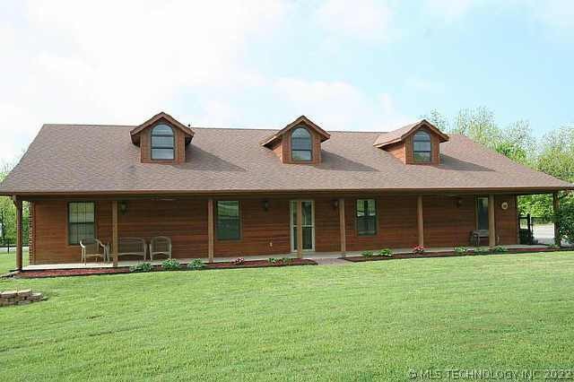 Front View, Covered Porch