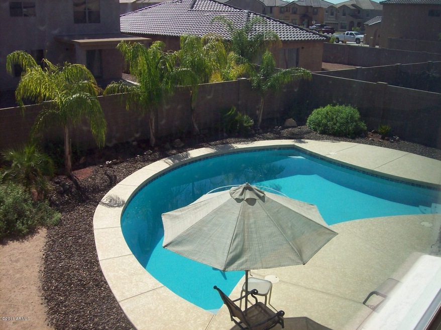 Pool from bedroom