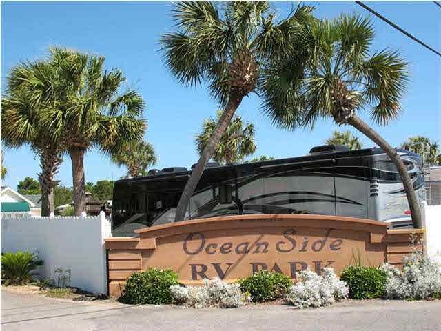 Great Entrance, Only Class A Motor Home Lot without Rentals in the Area.