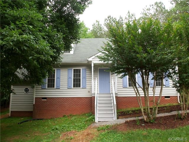 Cape code with extensive landscaping and orchard. 