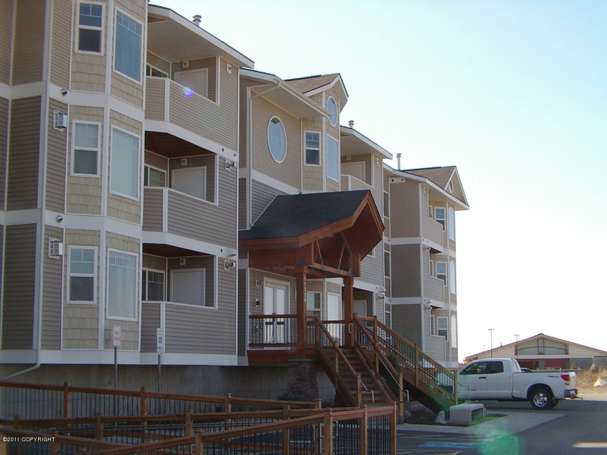 Front View Looking West