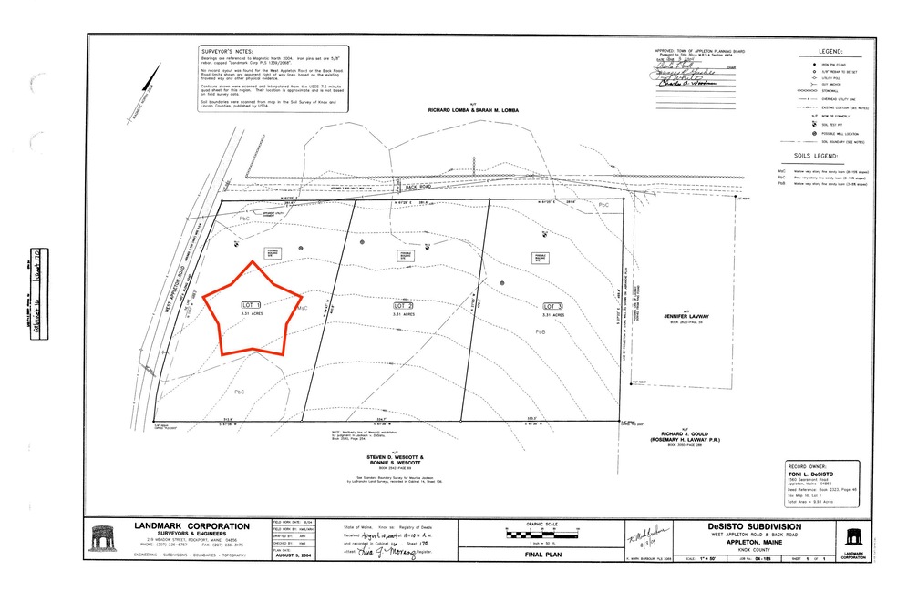Survey Lot 1