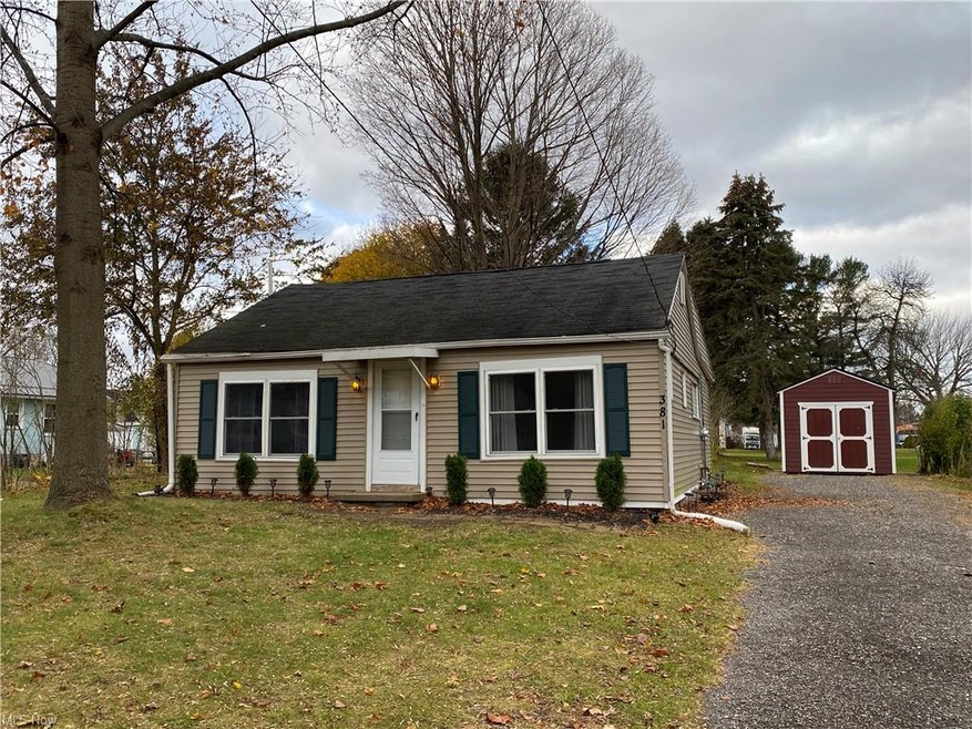 3-bedroom, 1-bath ranch with full basement.