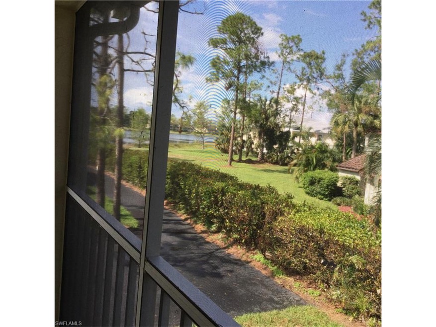 Lanai view to lake