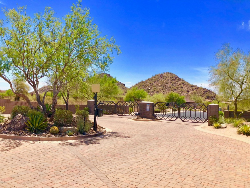 gate and mountains