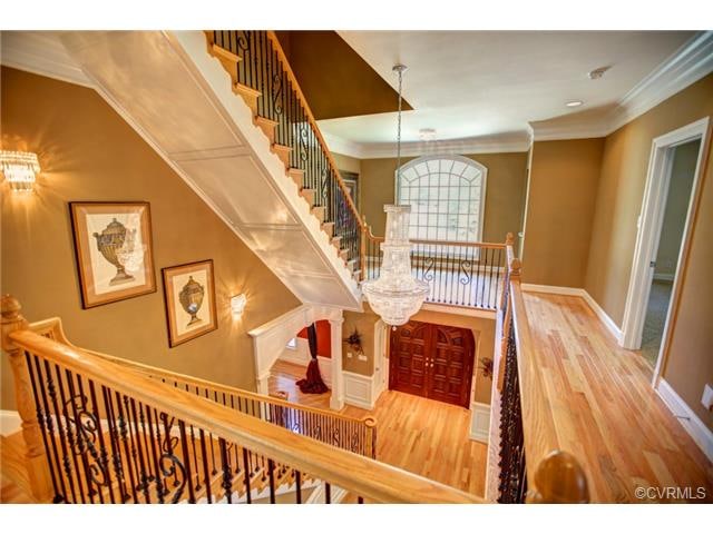 View of foyer from second floor.