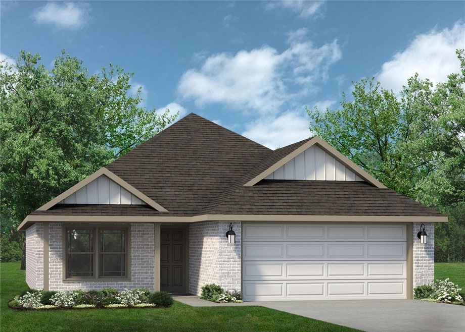 Stock photo, home will look similar.