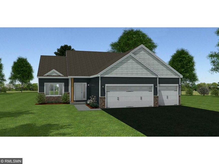 Rendering of home to be built.