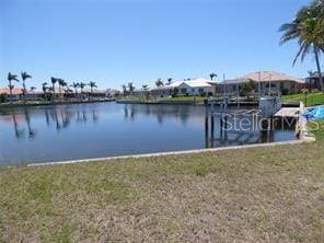 Photo taken from center front of the waterfront. Lot dimensions are 105x120x70x126