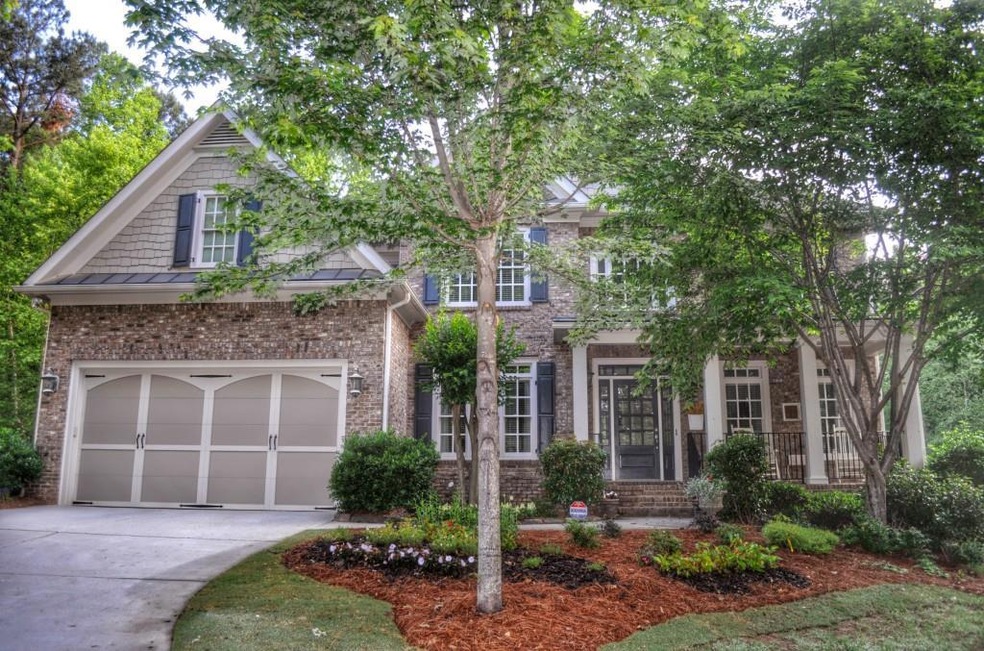 Cul-de-sac home with with new landscaping.
