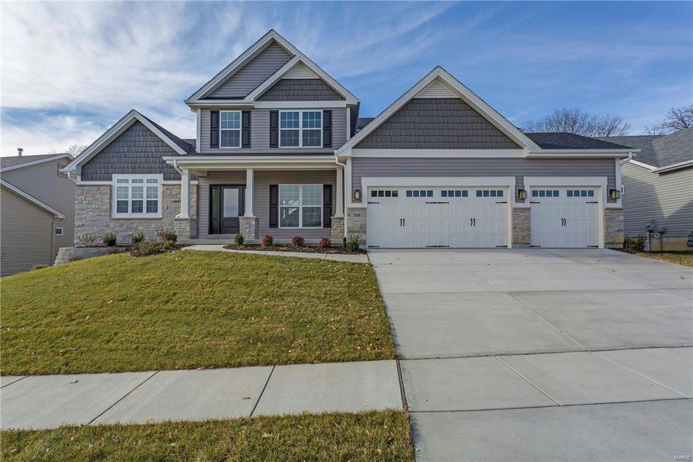 Elevation H of the Muirfield by McKelvey Homes