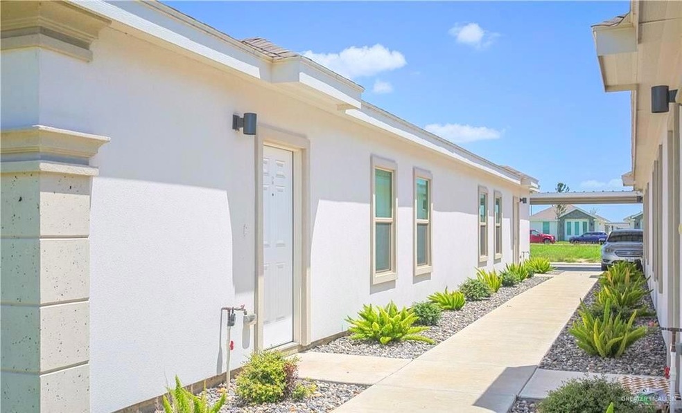 View of home's exterior with stucco siding