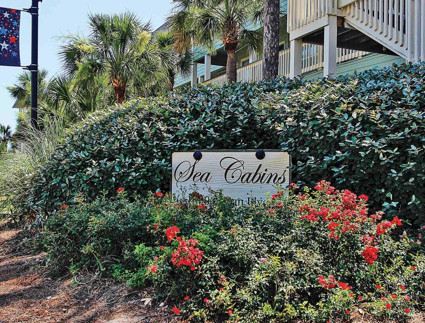 Sea Cabin 121 Sign