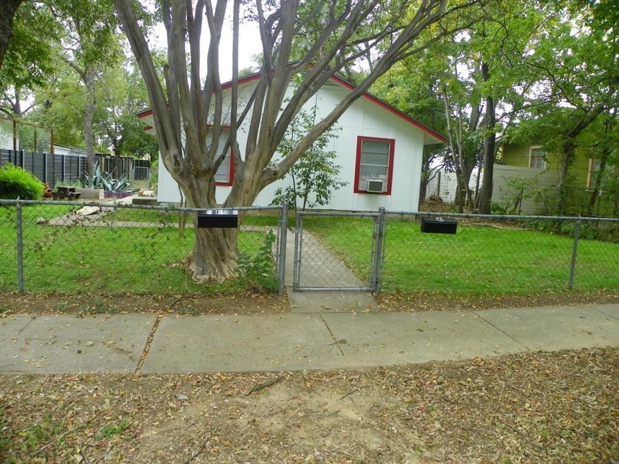 View of front facade with a gate