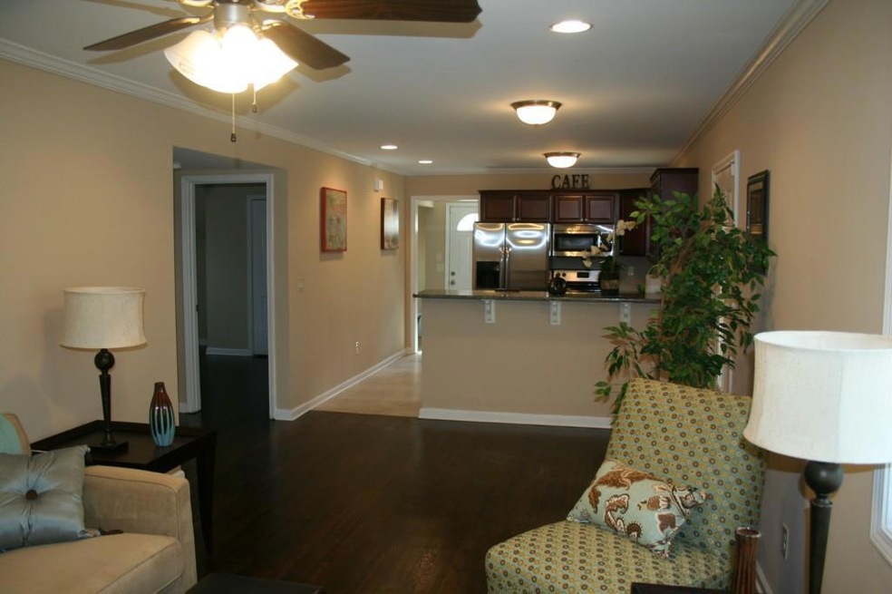 Living room and Kitchen