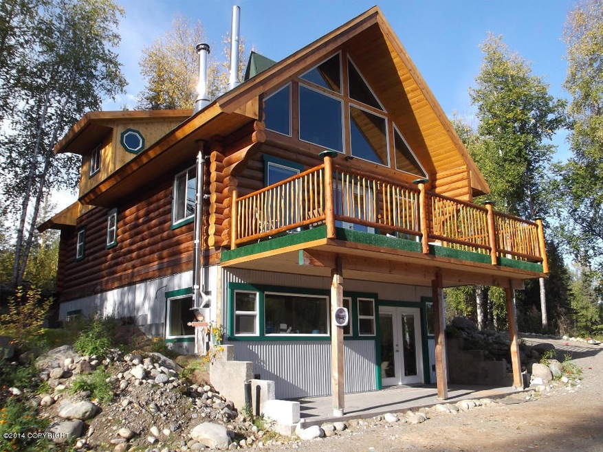 log home, exterior