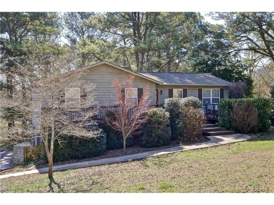 Large front yard that sits off W. Wylie Bridge Roa