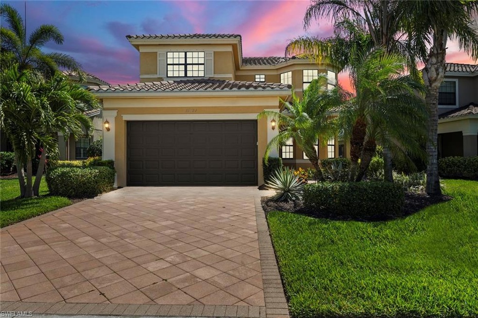 Aerial view of front of home