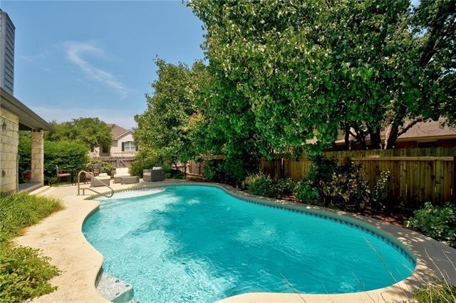 The private backyard.