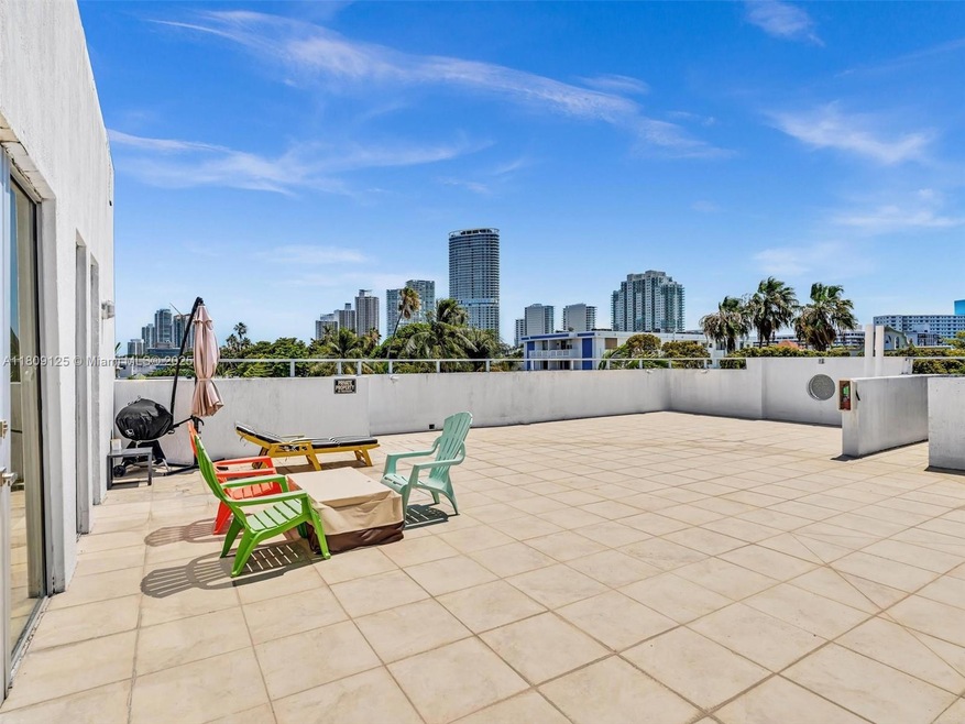 The only unit in building with it's own exclusive terrace area.
