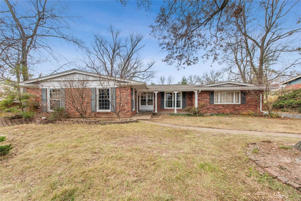 Brick ranch home in popular Claymont subdivision. 