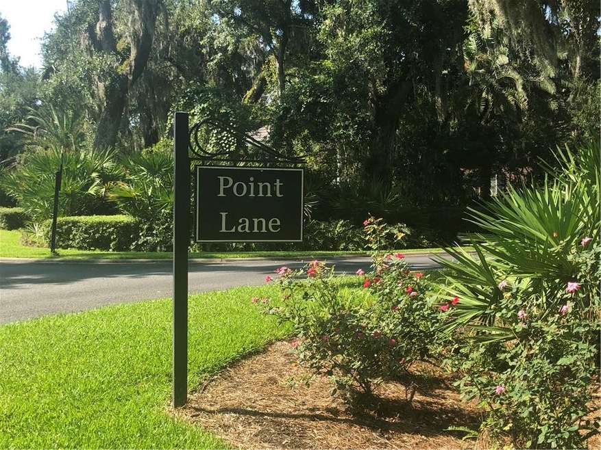 Street sign before approaching lot.
