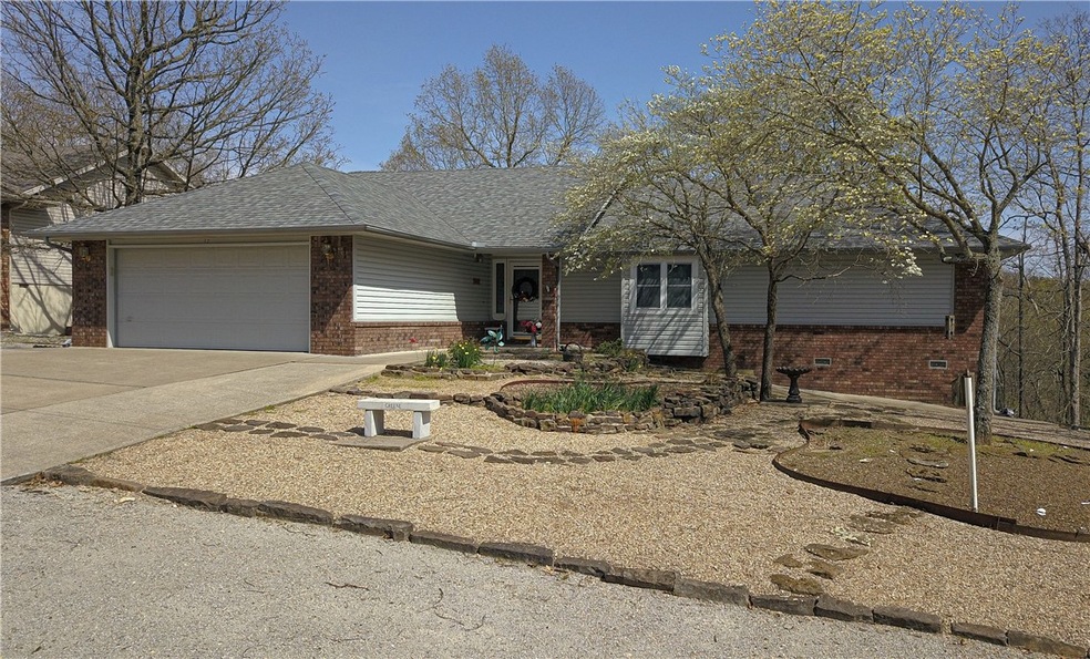 low maintenance yard w dogwood trees