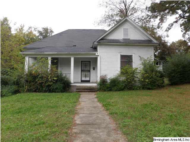 Front elevation of main house