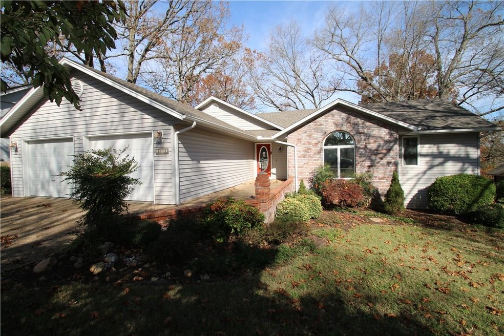 Exterior view of the front of the house.