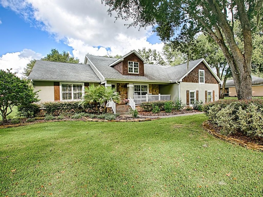 Craftsman Style Curb appeal with charming covered 