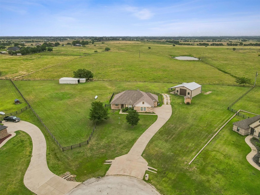 Drone / aerial view with a rural view