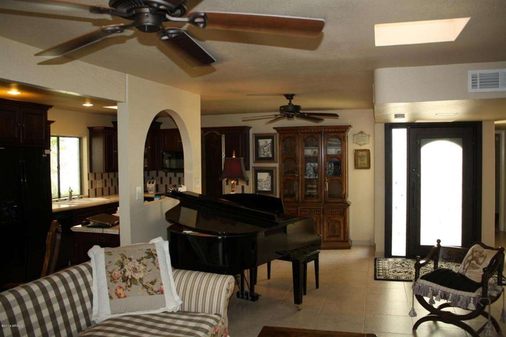 Spacious and open family room