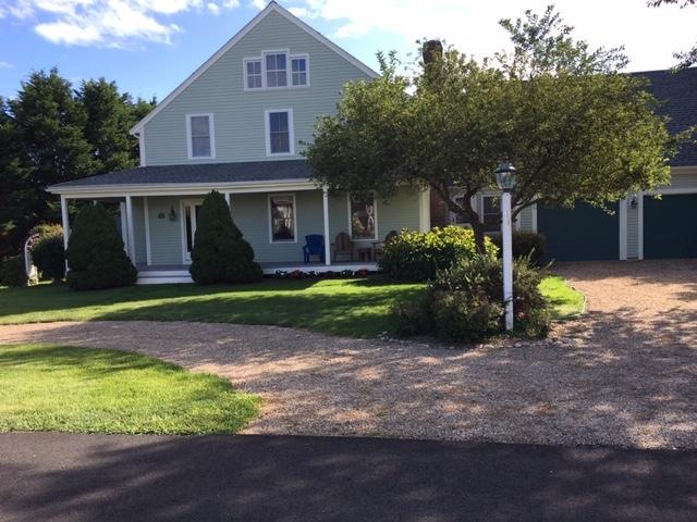 Front with garage