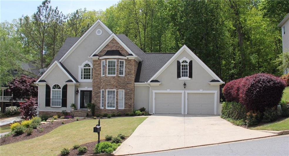 Gorgeous home with professional landscaping front 