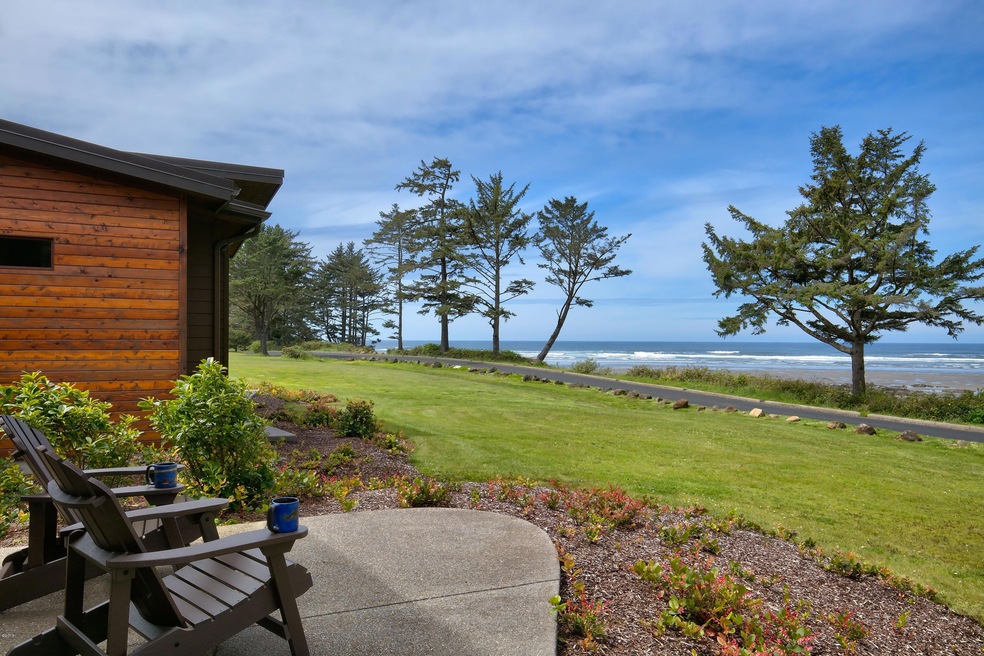 Ocean front patio