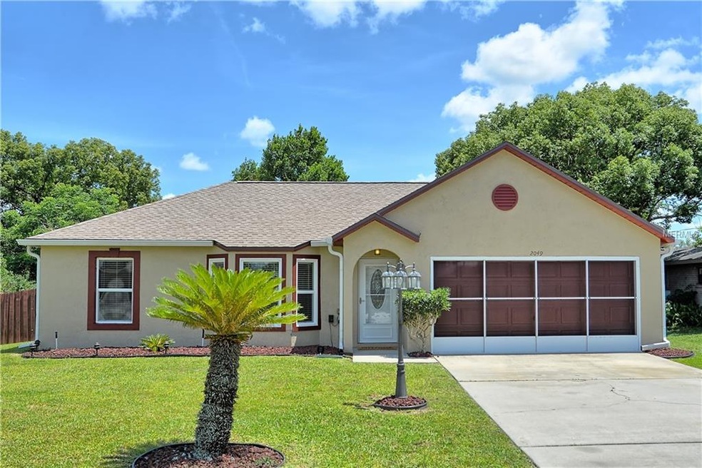 Front view of 2049 Heathwood St., Deltona, Florida