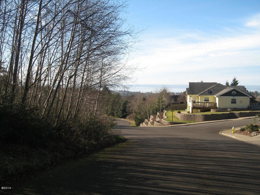 Looking west from north side of lot