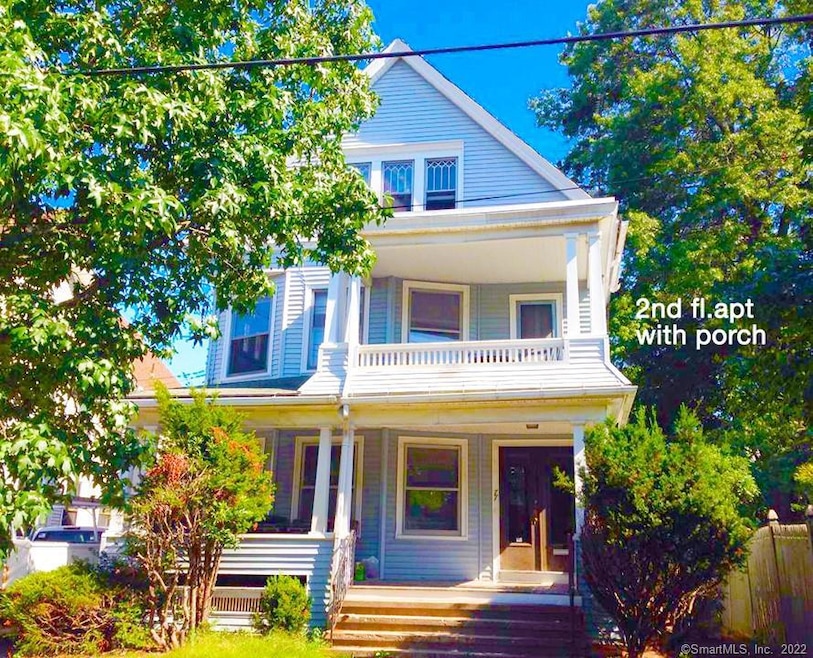 Inviting front entry, with porches on 1st and 2nd 