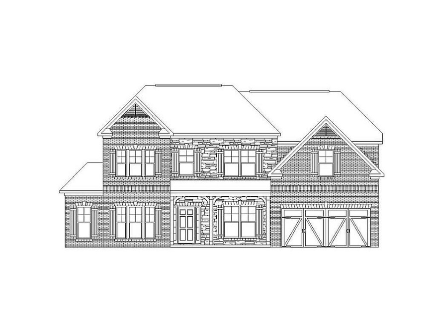 Exterior Front. Drawing of front