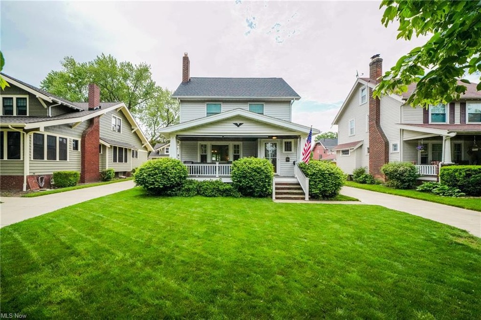 Well maintained Colonial on quiet Western Lakewood street