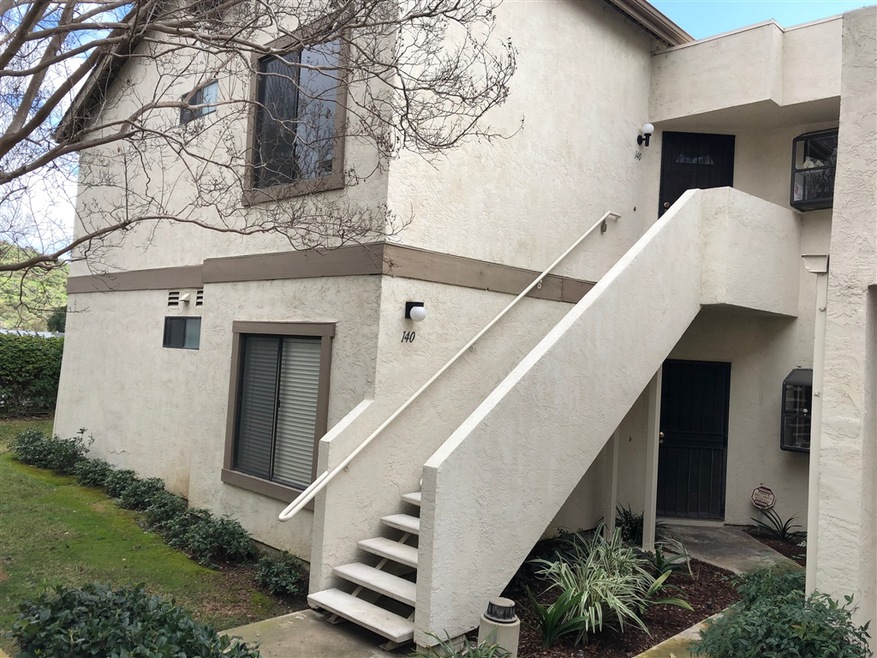 Upstairs unit with vaulted ceilings