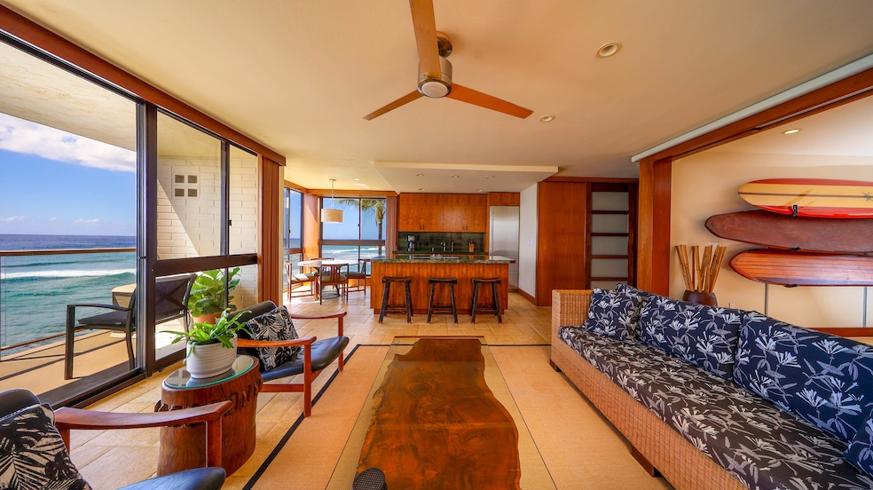 Kuhio Shores #413 overlooks Kauai's pristine Poipu coastline and three renowned surf breaks.