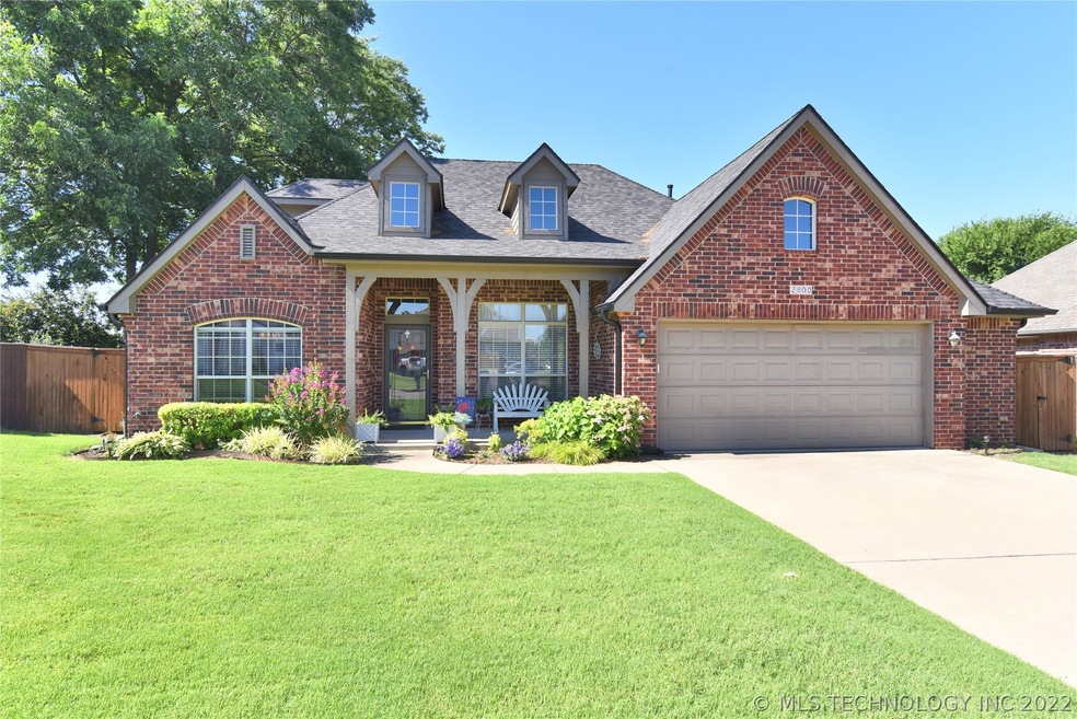 Well established and easily maintained landscaping