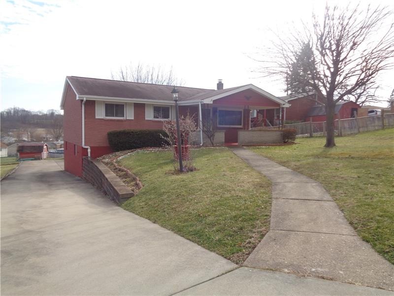 Big Concrete Drive with turn-around and Plenty of 