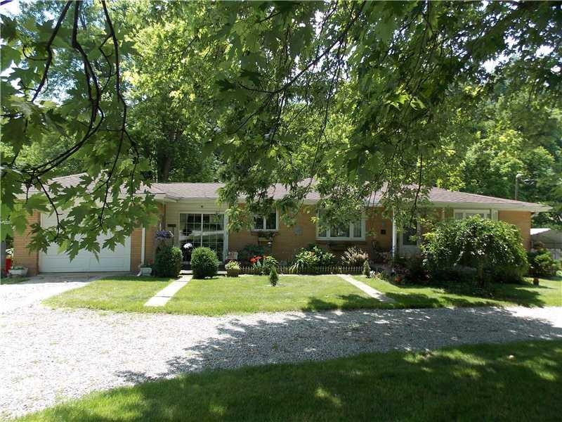 Exterior Front. Sits picture perfect on this level