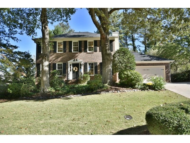 Beautiful brick front home.