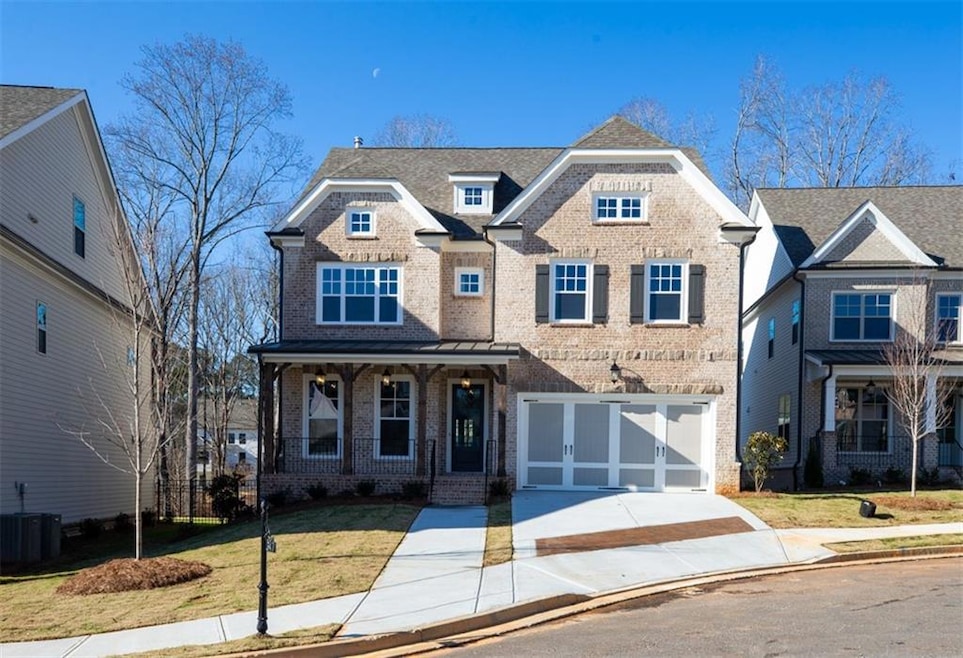 This stunning home is on a nice, wooded lot in an 